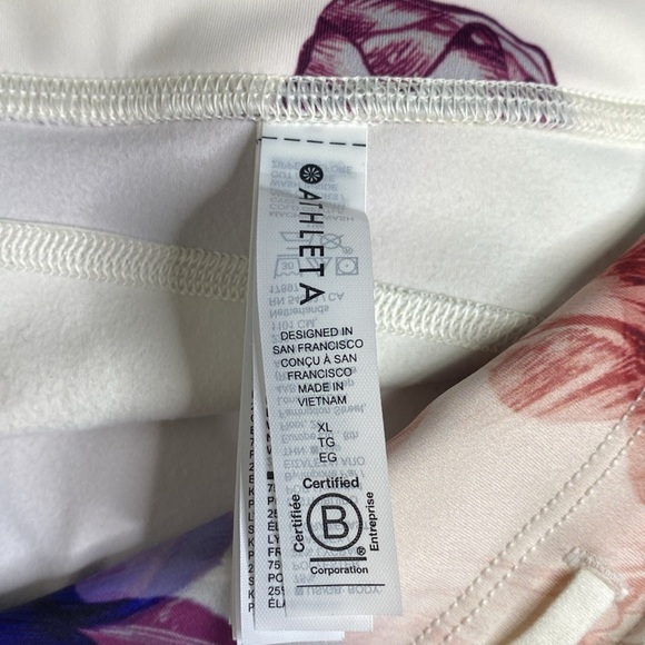 Athleta Floral Print High Rise Elation Yoga Workout‎ Leggings - Picture 5 of 8